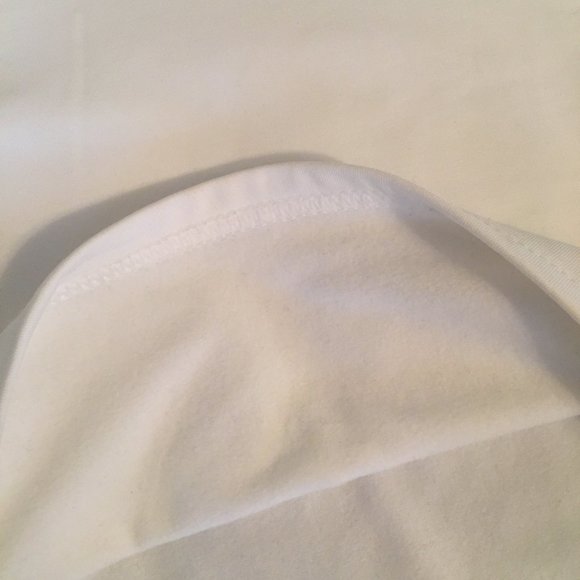 White Shein Fleece Lined Long Sleeve Cropped Turtleneck Top - Picture 4 of 8